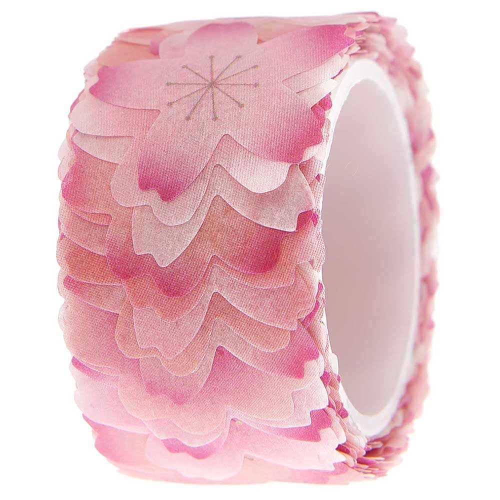 Crafty Capers Cherry Blossom Flowers | Sakura | Washi Style Stickers | Reel of 200