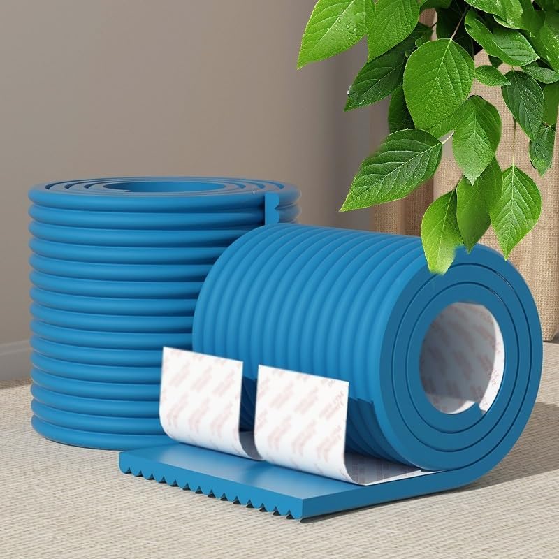 Protection d'angle de 3 m, pare-chocs de sécurité adhésifs en mousse souple pour meubles, protection contre les bébés, gris