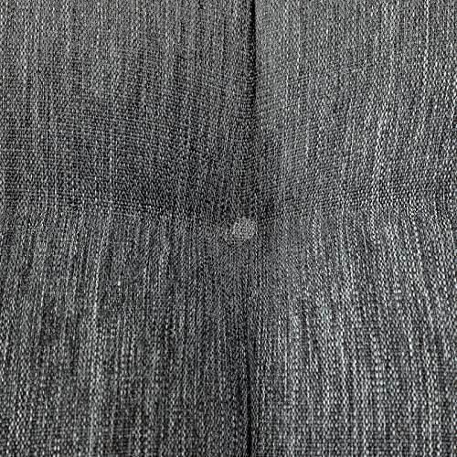 Image of QILLOWAY Outdoor Wicker Cushion Set of 5 - Waterproof Fade Resistant Patio Furniture Cushions, Loveseat 2 U-Shape 2 Lumbar Pillows for Porch, Bench, Backyard, Garden, Charcoal Grey,Black