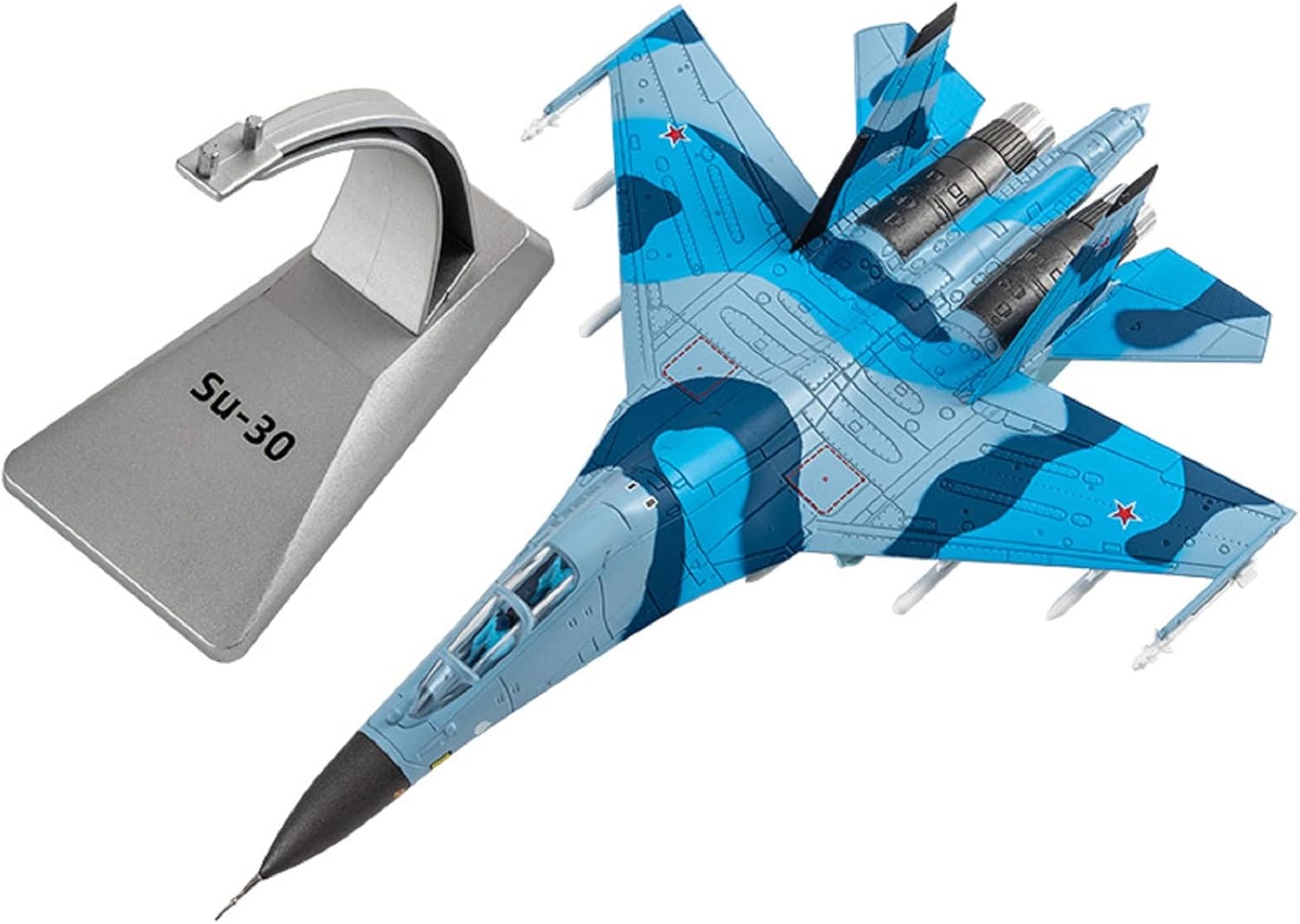 CHICHIYANG Simulation 1:100 Russian Air Force SU-30MKK Airplane Model Home Office Decoration Gifts
