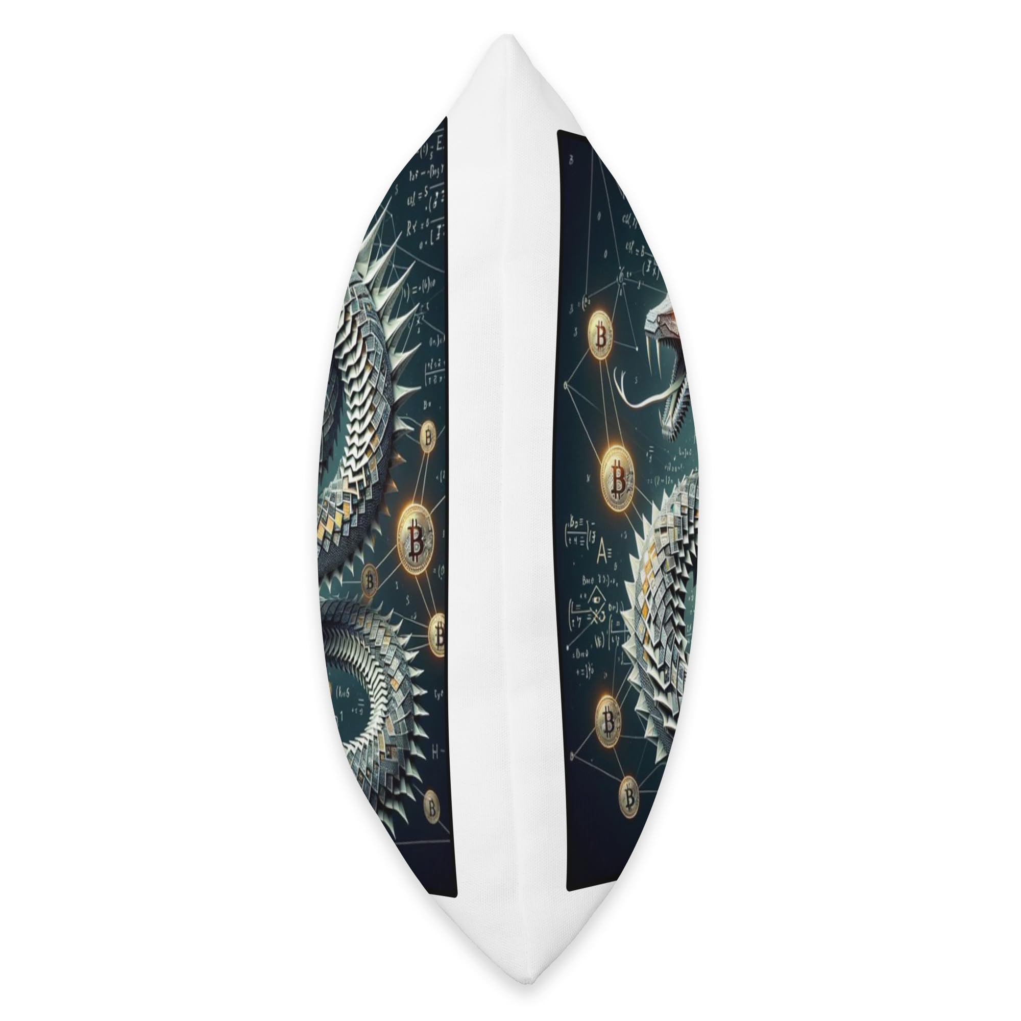 Amazon.com: Bitcoin Year of the Dragon Snake China Asia Cobra Python Throw  Pillow : Home & Kitchen