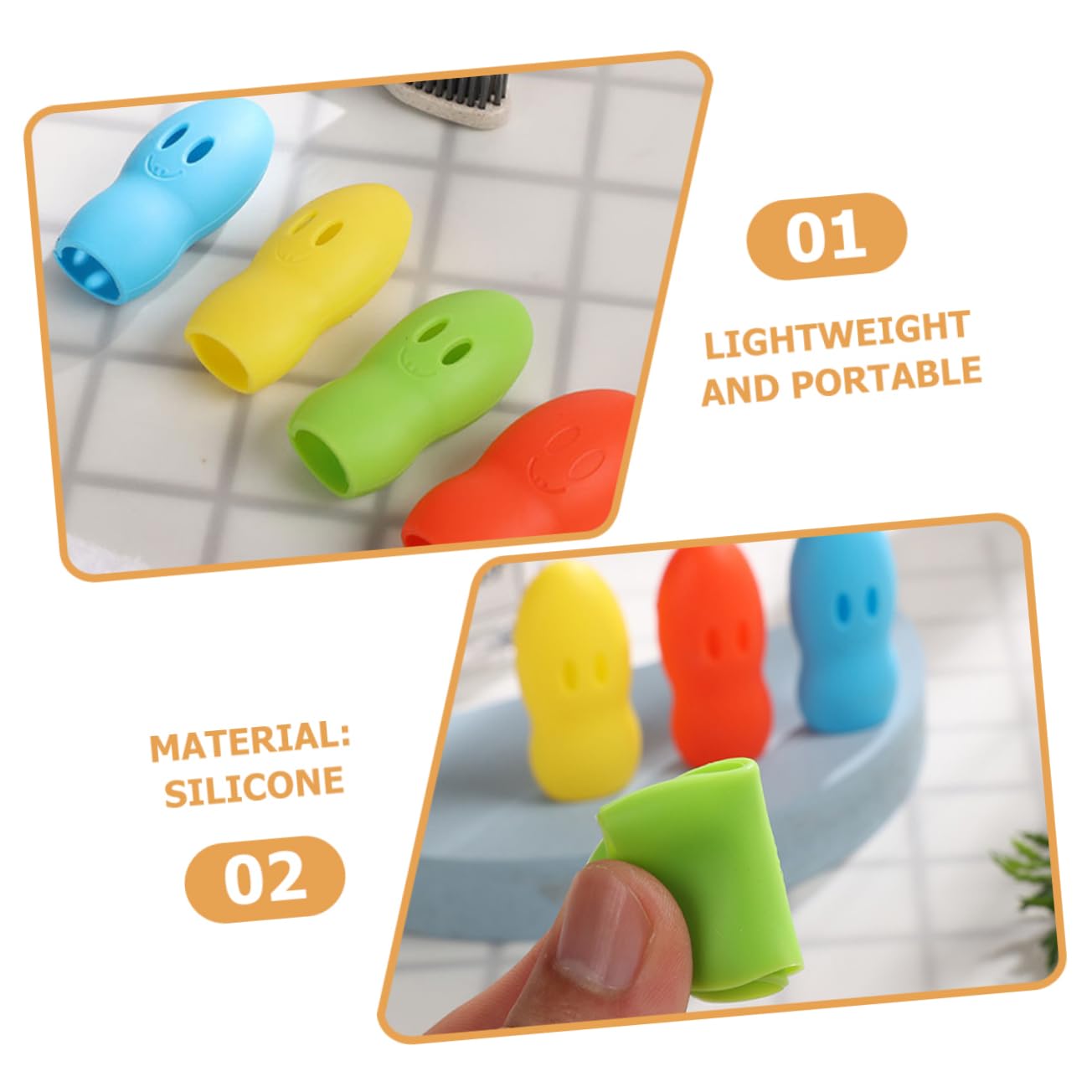 BESTYASH 5 Series Cubierta De La Cabeza del Cepillo De Fundas para Cabezales De Cepillos De Alcance Tapas Protectoras para Cepillos De Color Aleatorio 20 Piezas X 5