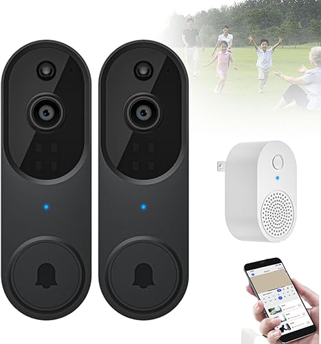 Miniatura 8 de Timbre de puerta seguro inalámbrico, timbre seguro, timbre de puerta seguro con cámara, timbre seguro sin tarifa mensual, forma más inteligente de