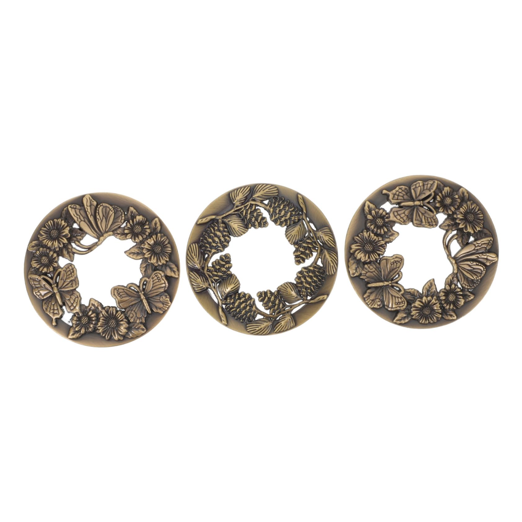 Couvercles métalliques en alliage de zinc Magiclulu pour une décoration soignée