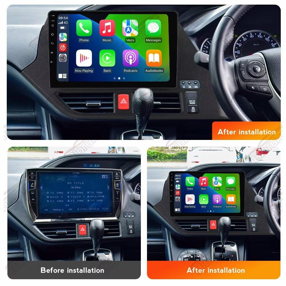 Amazon.com: Car Radio Stereo for Toyota Voxy 2014-2021, Biorunn
