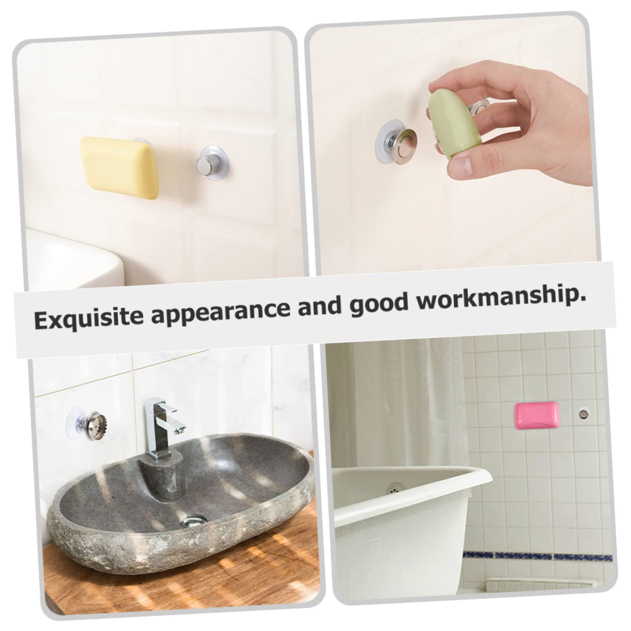 4sätze Stainless Steel Magnetischer Seifenhalter Wandmontierter Seifenspender Für Badezimmer Rostfrei Und Praktisch Zum Trocknen Und Entwässern Von Seifen