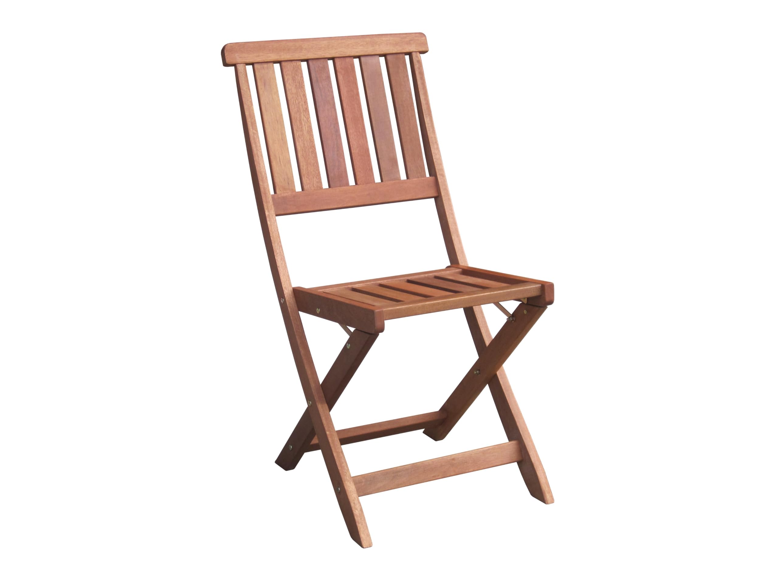 AVANTI TRENDSTORE - Maldo - Sedia Pieghevole da Giardino, terrazza o Balcone, in Legno Massiccio. Dimensioni Lap 46x87,5x58 cm (Sedia, 1)
