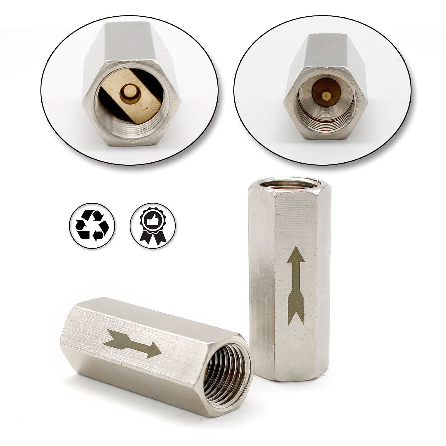 Valvola Unidirezionale Di Non Ritorno Per Oleodinamica Inox AISI 316L - Foto 11