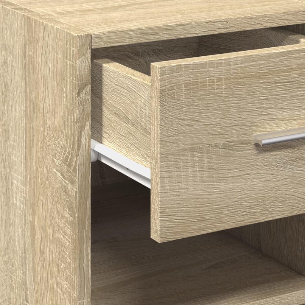 Credenza in rovere Sonoma, 30 x 42,5 x 93 cm, comò con cassetto