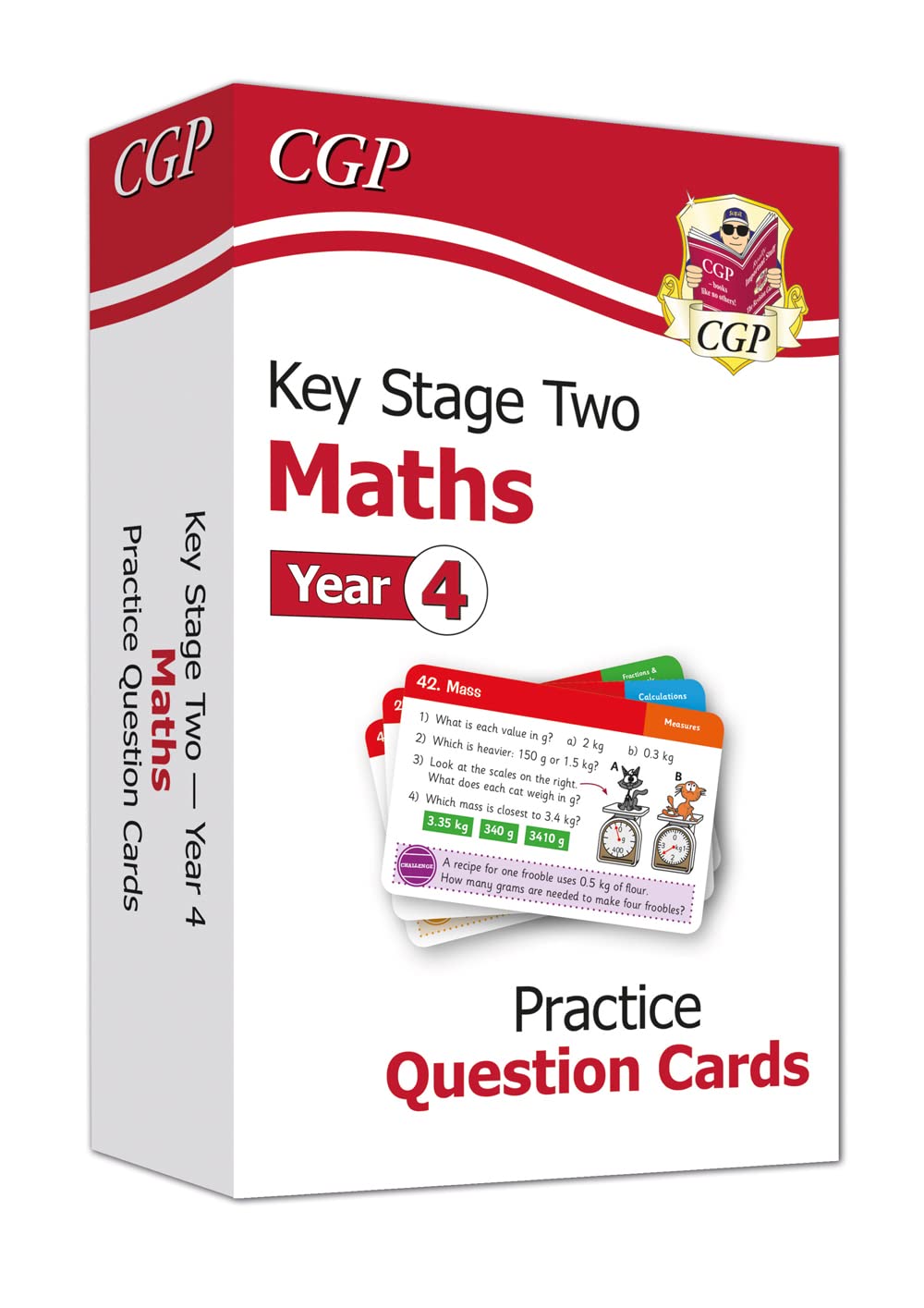 KS2 Maths Year 4 Practice Question Cards (CGP Year 4 Maths)
