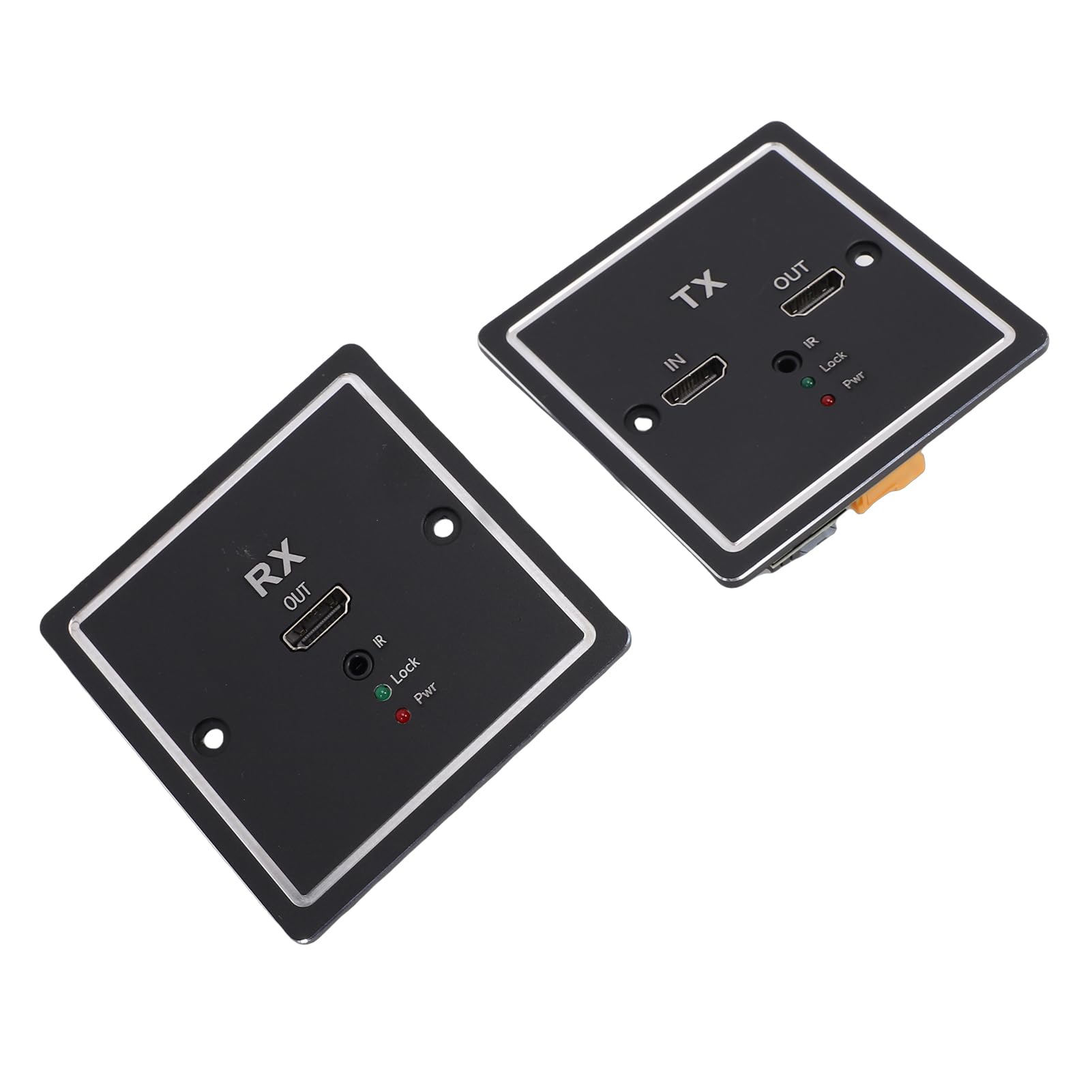 Extender per Piastra a Muro Multimediale HD Cat6 Supporto Ad Alta Risoluzione Compatibilità Versatile del Dispositivo per Console di Gioco Display 3,4x3,4 Pollici