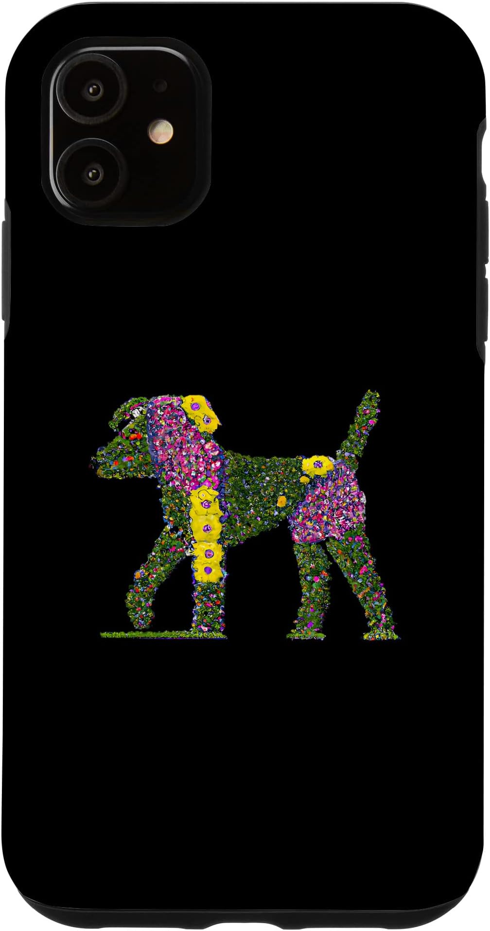 iPhone 11 Blooming Buddy - Floral Dog Case