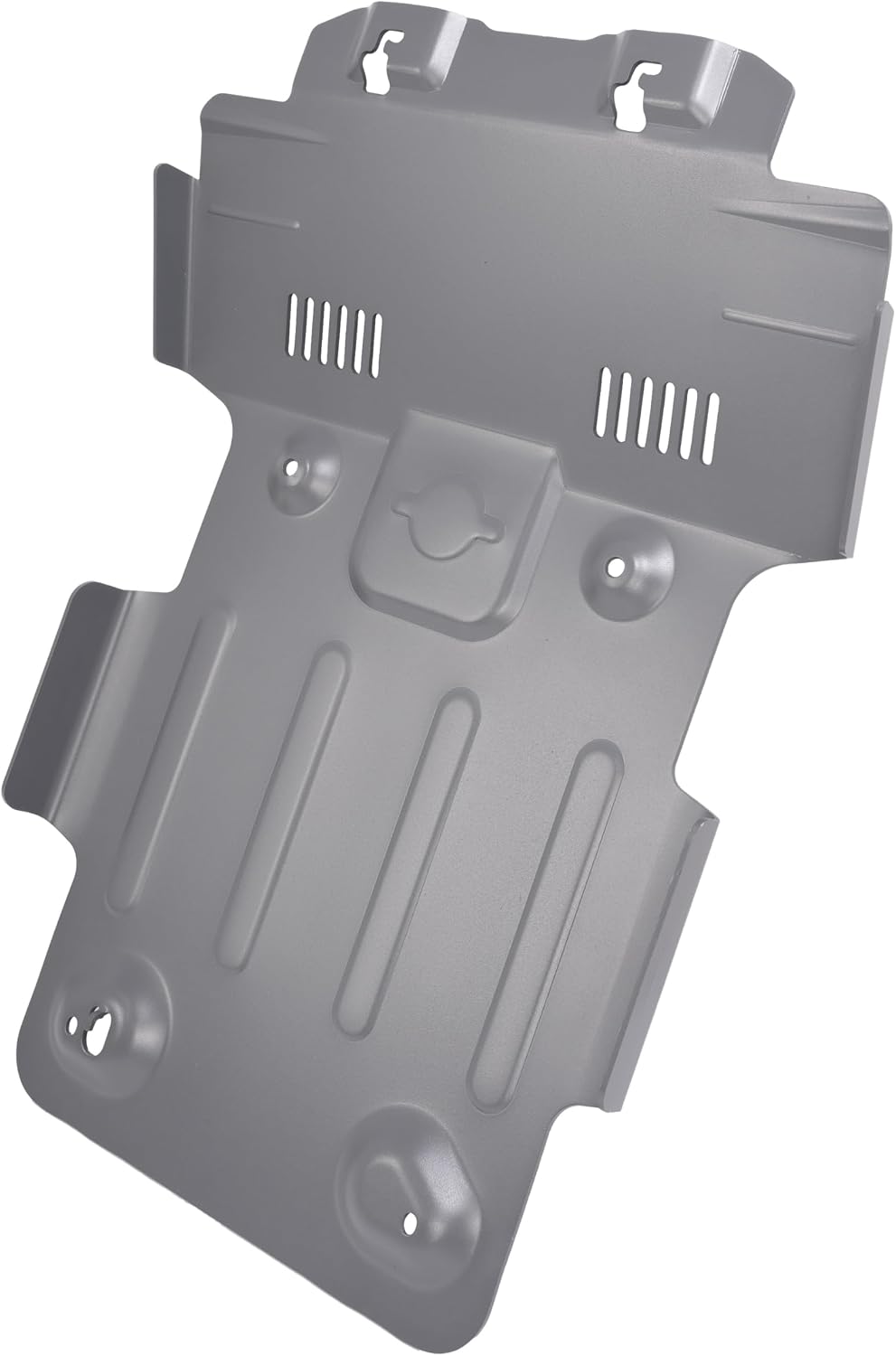 ALMULOO Front Skid Plate Compatible with 2022-2025 Toyota Tundra Sequoia 3.4L V6 Replacement for PTR6034220 Aluminium Powder Coated Frosted Gray