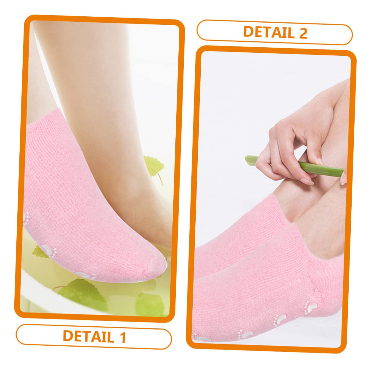 Calze Idratanti per Piedi Spa 3 Paia in Cotone Gel | Fibra Elastica, Effetto Lenitivo e Protettivo, Leggere da Portare, Uso Quotidiano e Lavori Domestici
