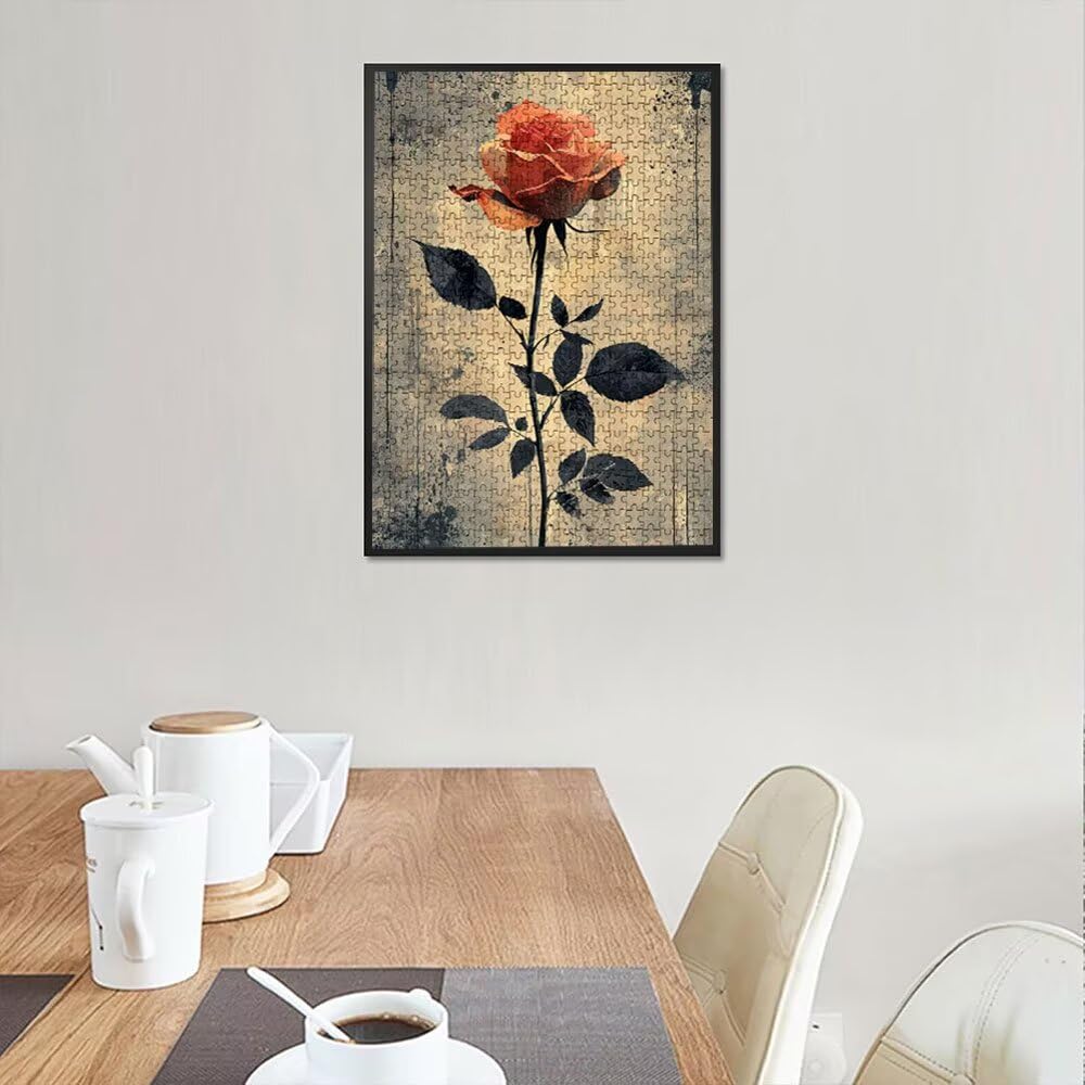 Puzzle 6000 Pezzi, Rose Retro 3D Puzzle per Adulti Impegnativo, Educa Puzzles Artistico, Divertente E Stimolante Puzzles Decorativo per La Famiglia, Regalo e Decorazione Pareti DX0YL6-665