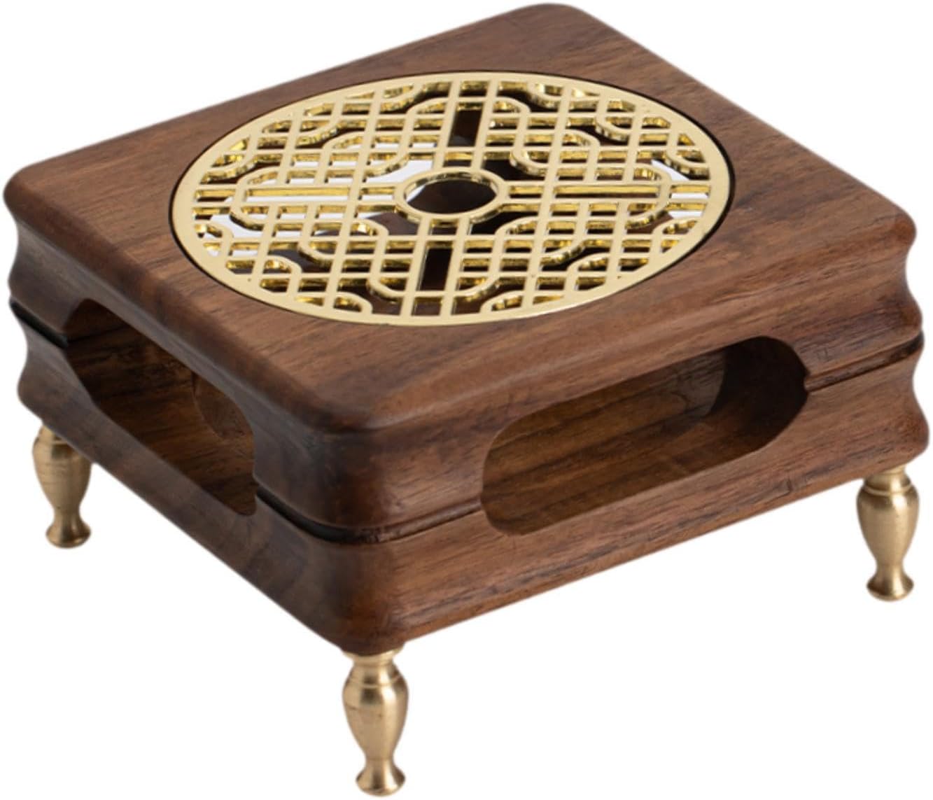 Candle Holder Teapot Warmer for Tea and Coffee Sets, Brown