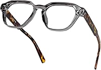 Vista 9 de TIJN Gafas de Bloqueo de Luz Azul para Mujeres y Hombres Marco Rectangular TR90 y Estilo Elegante Preppy Gafas de Pantalla de Computadora