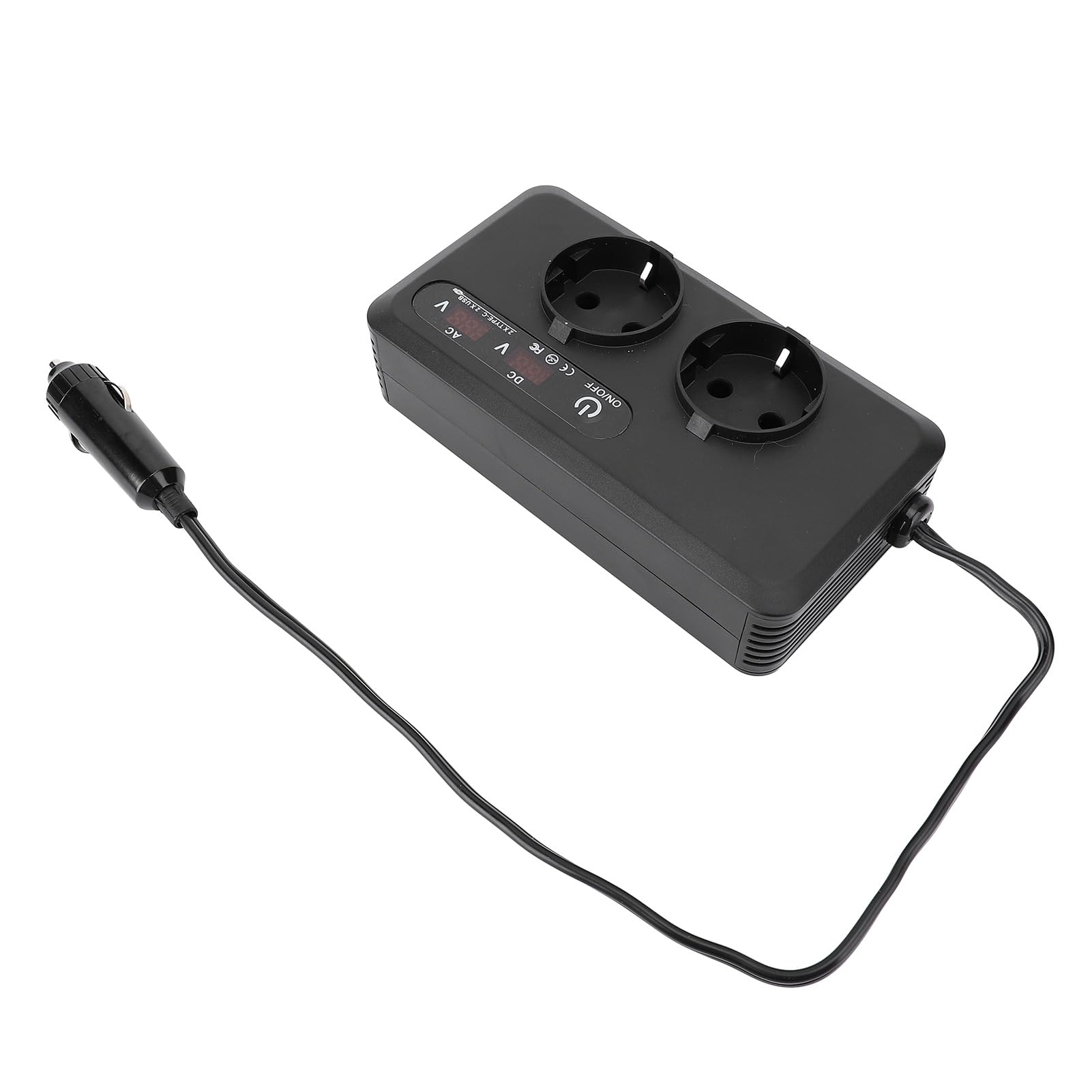Ejoyous 12V Auto Spannungswandler 200W, 2xAC 2xUSB 2xType-C