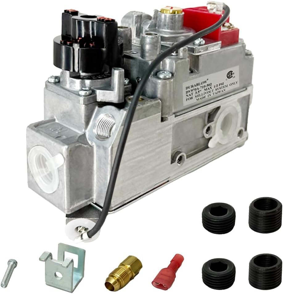 Amazon.com: Durablow 710-502 Millivolt Gas Valve, 70,000 BTU CSA