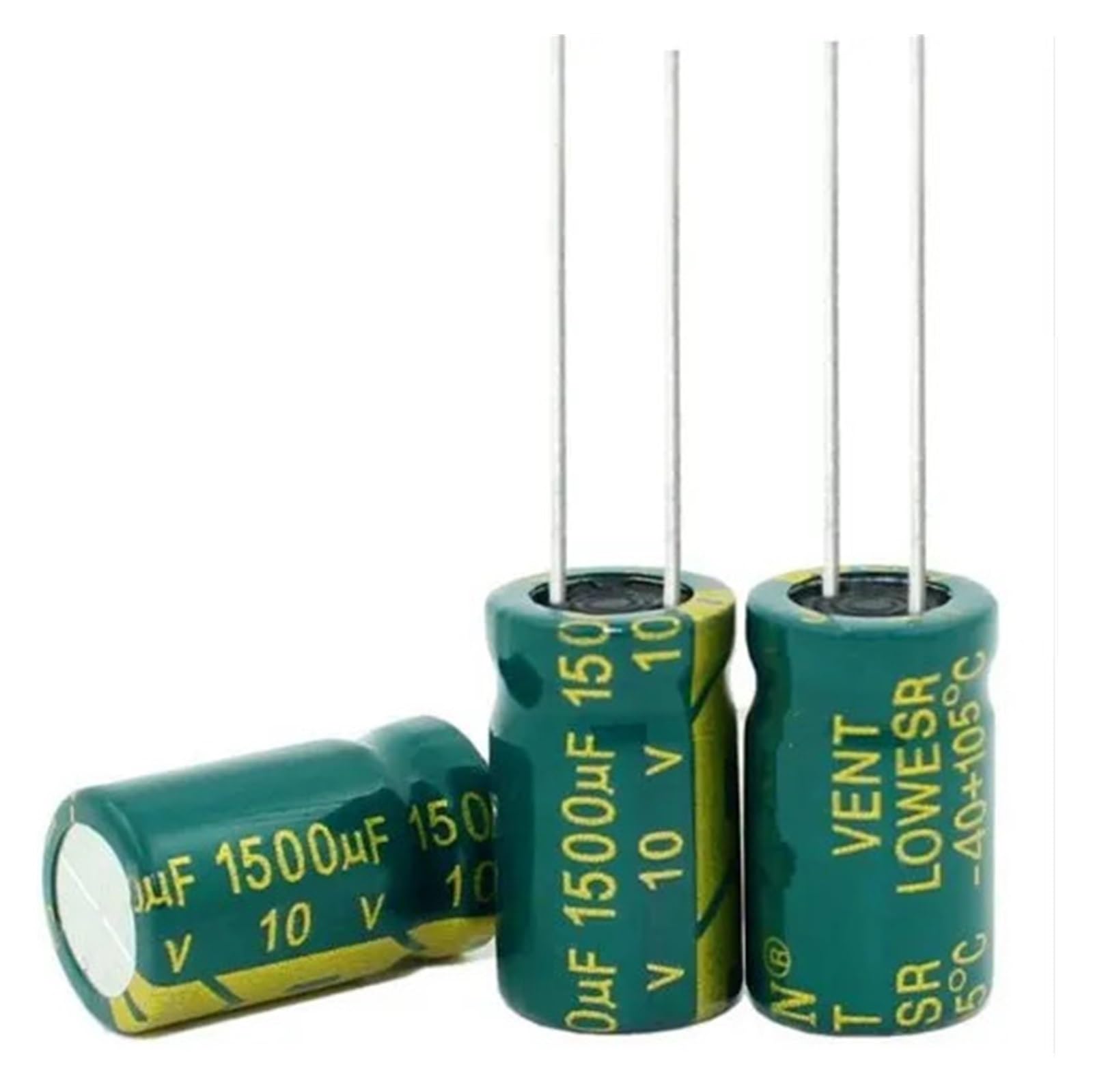 AARTERZZA 500PCS 10V1500UF 1500UF 10V Electrolytic Capacitor 10mm*17mm