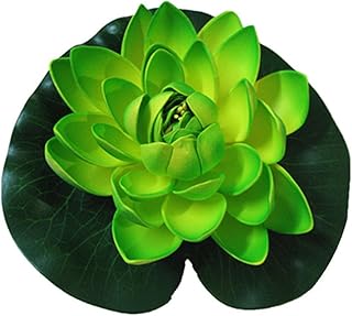 10 Piezas De Loto De Lirio De Agua Simulado, Flores Artificiales, Decoración De Superficie De Agua, Accesorios De Escenario, Flores De Baile A Mano, Adecuadas Para Bod(Size:10 pieces,Color:azul)