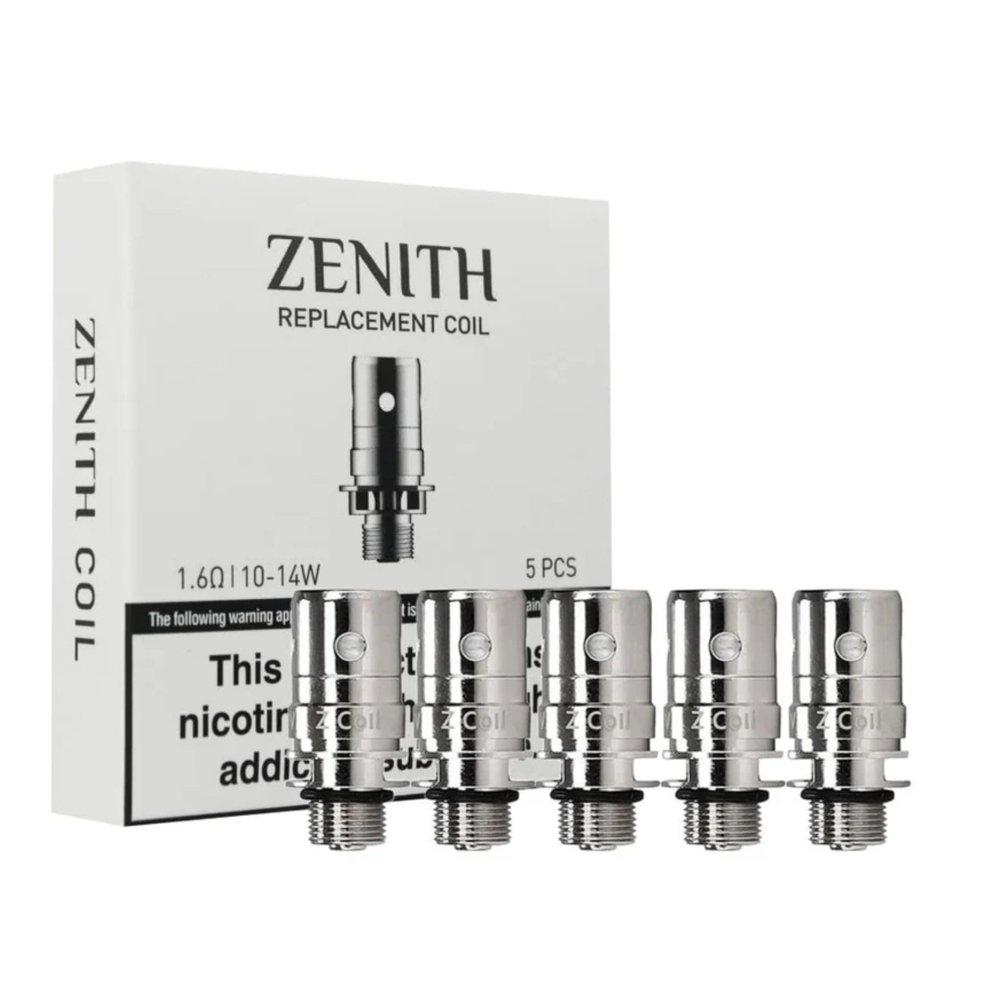 TVDC Innokin Zenith Z Coil, KAL Replacement Coils Work For Coolfire Z80 Zenith 2 Kit, Kroma-Z Pod, iTaste-A Kroma, Z50 Kit, Pack of 5, No Nicotine (1.6 ohm)