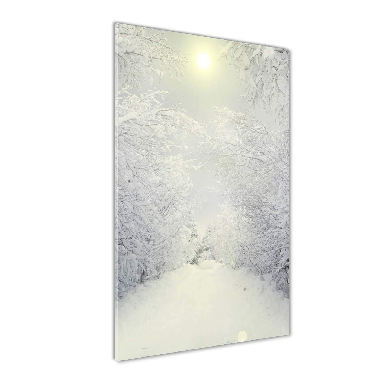 Image sur plexiglas forêt d'hiver Tulup : la douceur de la nature dans votre chambre