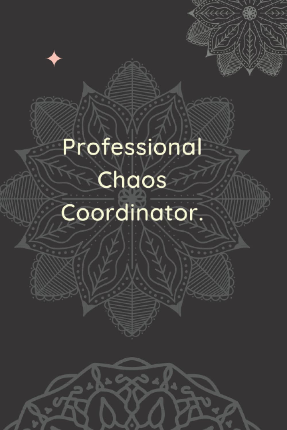 Professional Chaos Coordinator.: 6x9 Lined Writing Notebook Journal funny office, 108 Pages – Perfect Coworker Gift