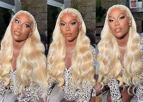 Miniatura 2 de Paquetes de cabello humano rubio miel, 613 manojos de cabello humano ondulado de 18, 20, 22 pulgadas, suave y saludable, rubio miel, 8A 613,