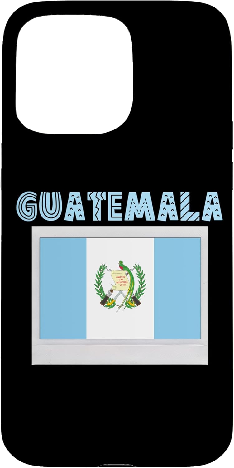 Guatemala Design for Men Women Kids Guatemalan Gaphic Case for iPhone 15 Pro Max