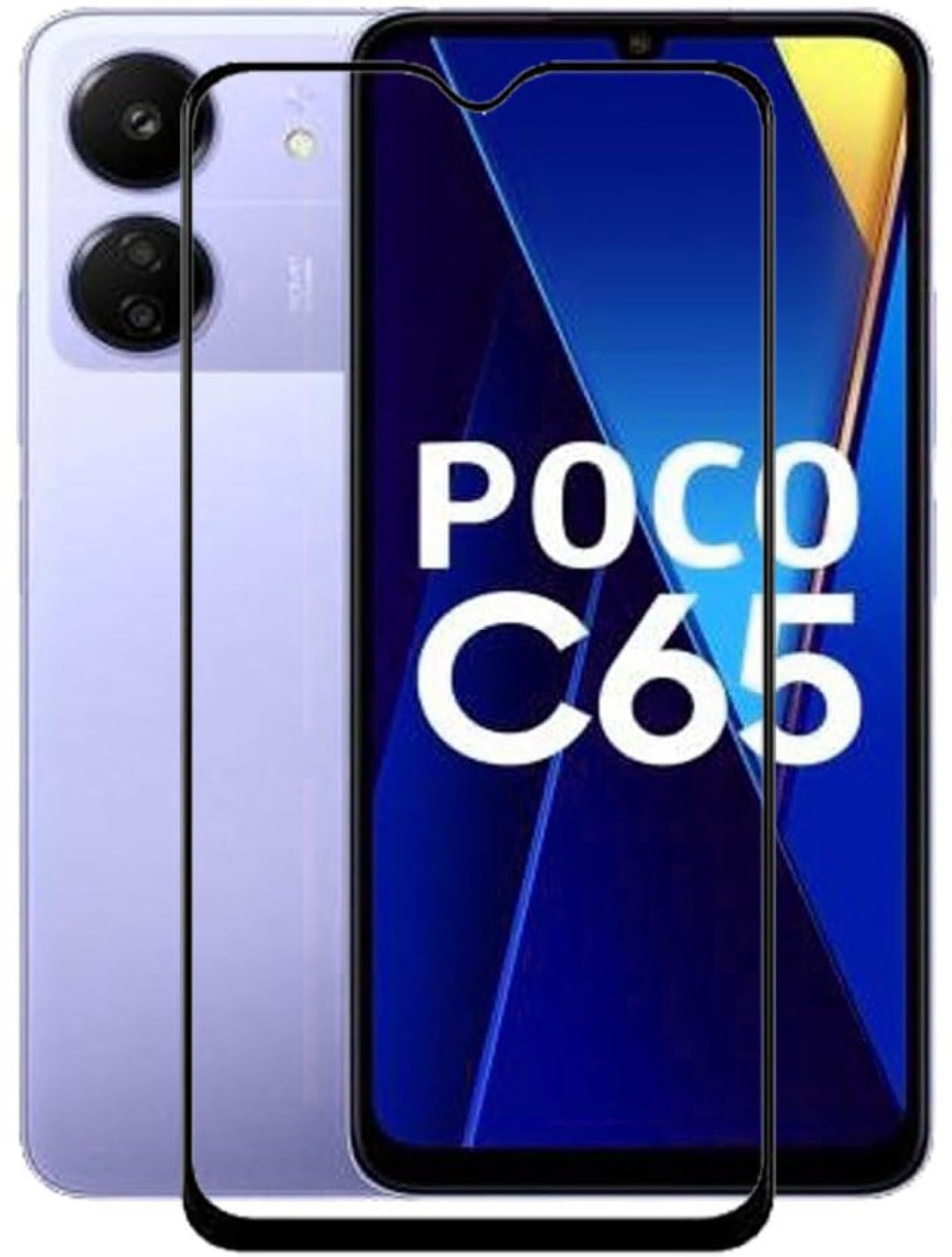 RVTCC Edge To Edge Tempered Glass For Poco C65 Smartphone (B0CZDJTJ9J) Amazon Price History, Amazon Price Tracker