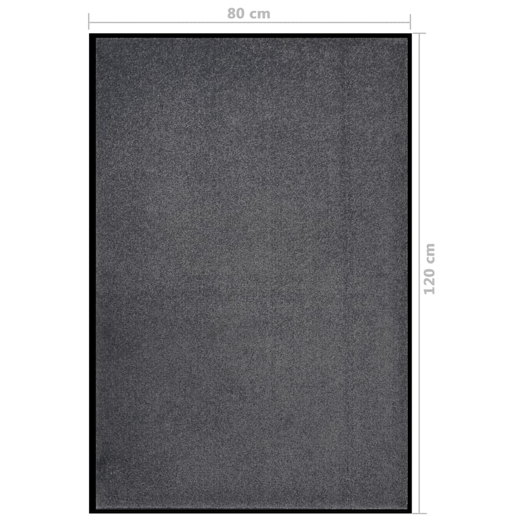 Cet Article- Paillasson Anthracite 80x120 cm-Nice