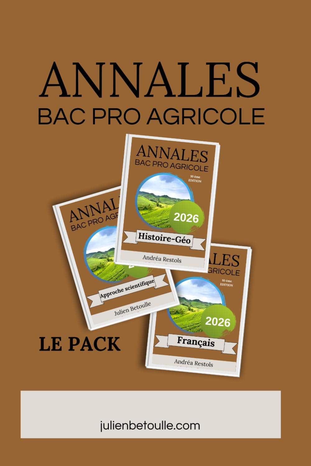 Pack Annales bac pro Agricole Matières Générales 2026