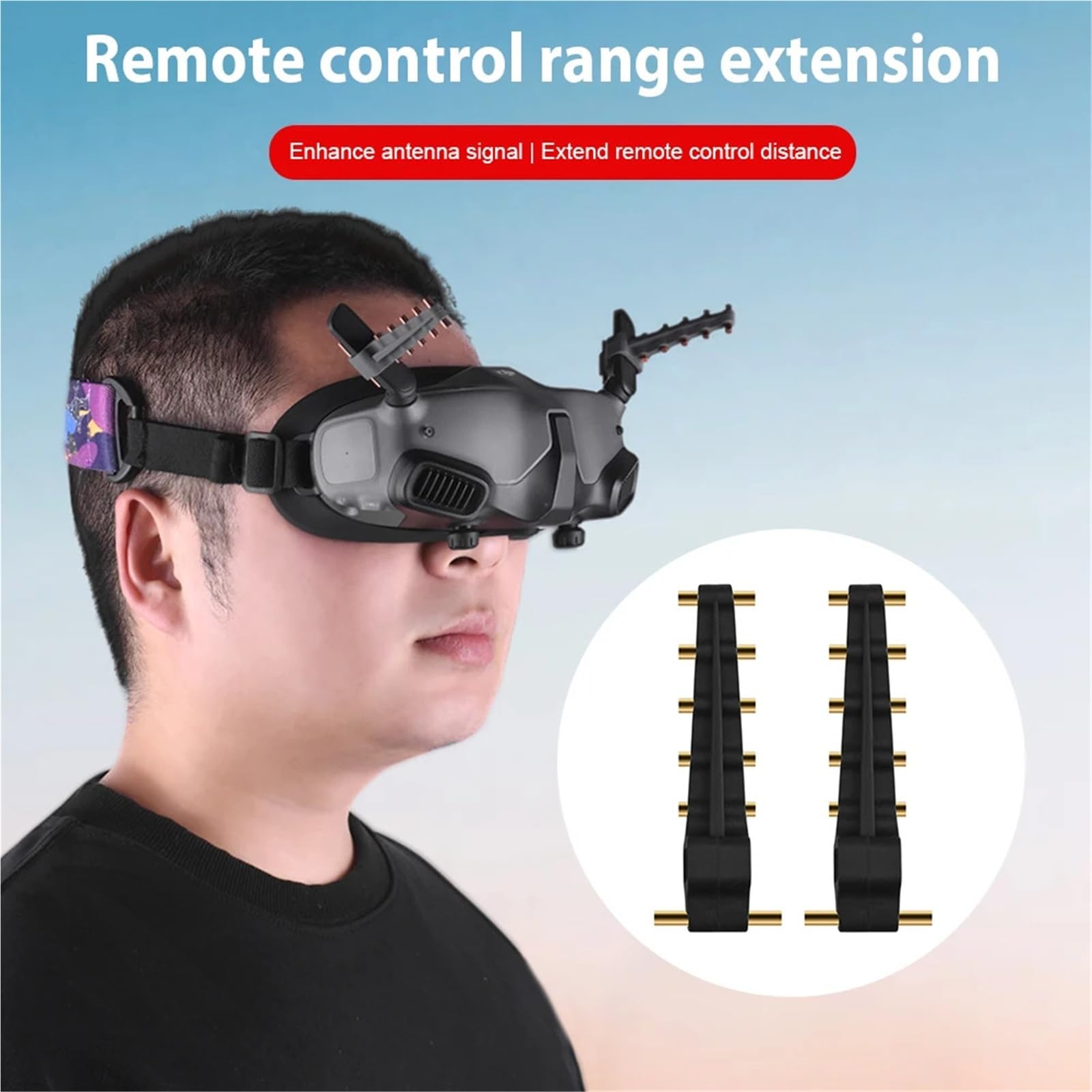 Compatibile Con DJI, Mavic 2, Yagi Antenna Booster