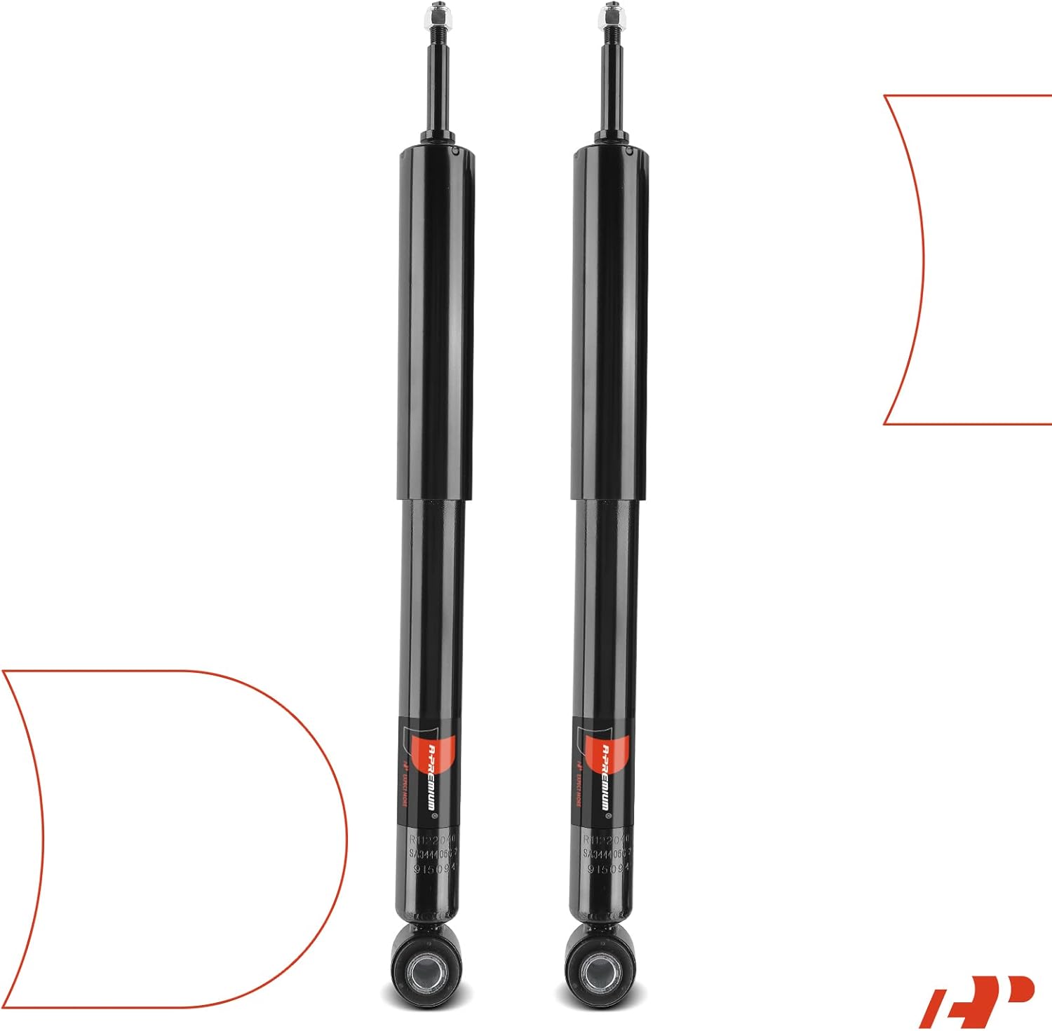 A-Premium Rear Shocks Compatible with Toyota Sequoia 2003-2007, Strut Shock Absorber 2004 2005 2006 Suspension