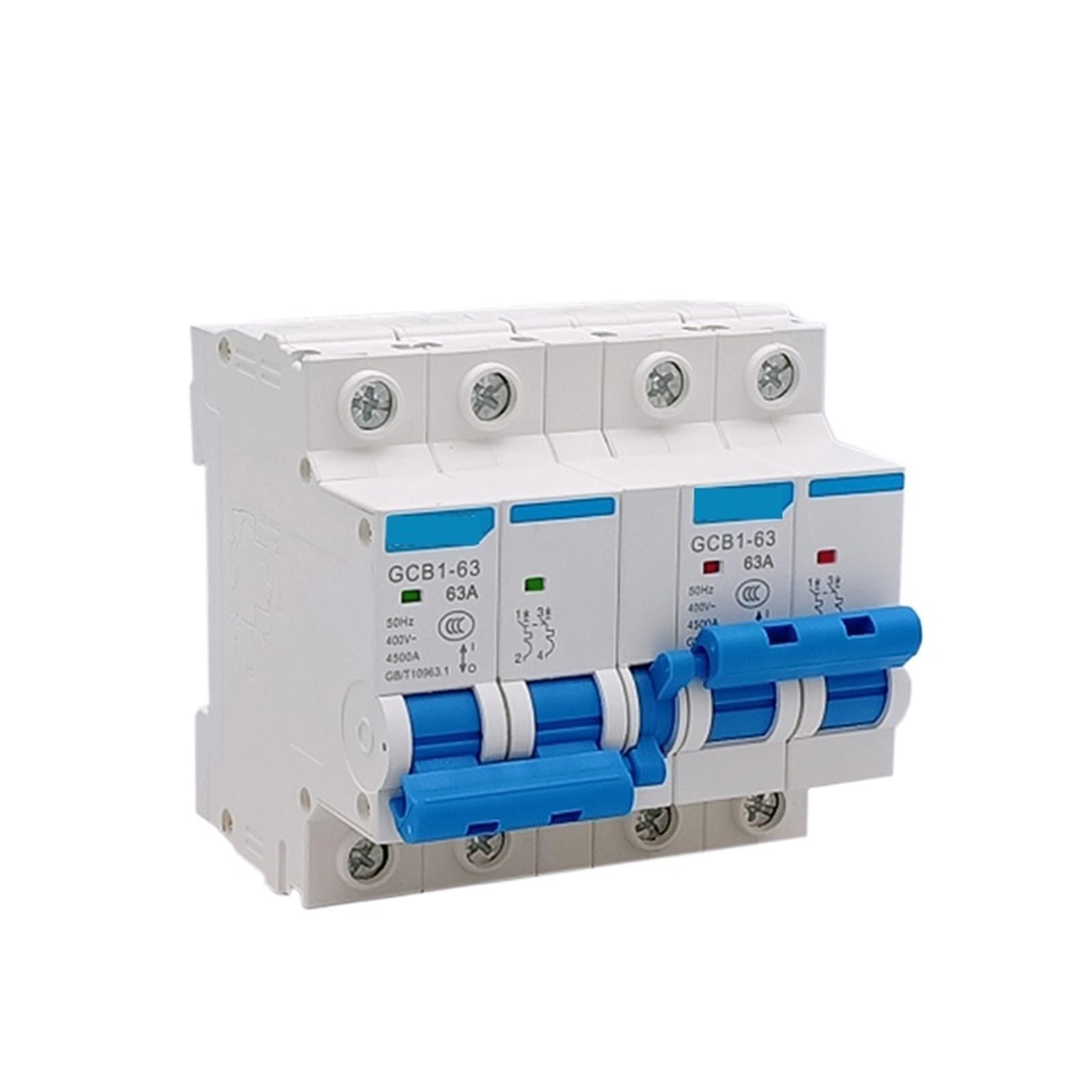 1PCS Interruttore di trasferimento manuale a doppia alimentazione 1P 2P 3P 4P Interruttore di interblocco AC 6A-125A 50Hz