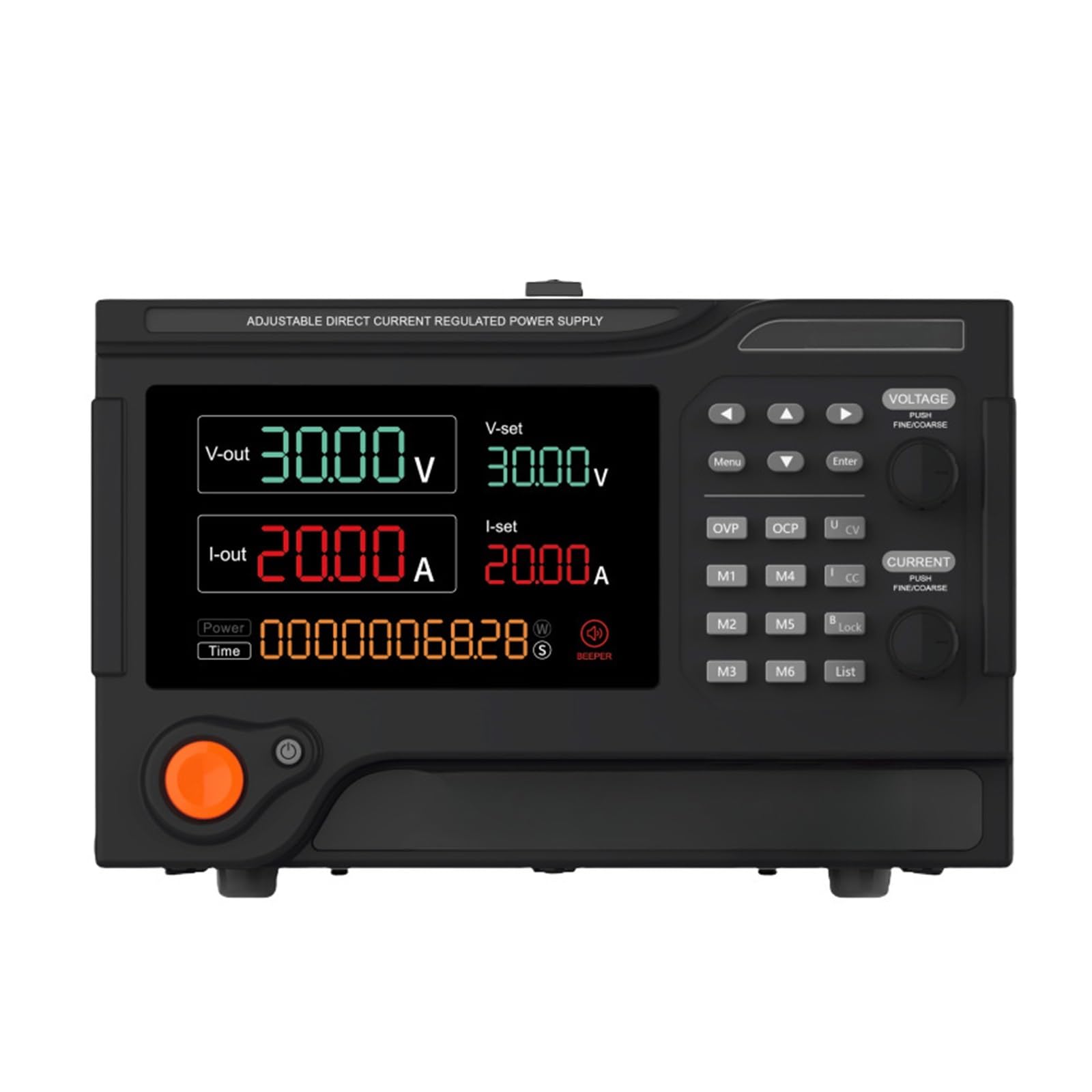 Zasilacz sieciowy DC, zasilacz stołowy, zmienny zasilacz 150 V, 30 A, 4500 W, regulowany zasilacz sieciowy, programowalny zasilacz prądu stałego (Rs232-150 V, 30 A, 100 mV, 10 m, 220 V)