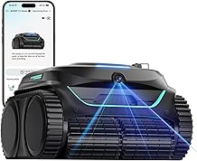 2025 New WYBOT C2 Vision Robotic Pool Cleaner with Camera, 8-in-1 Pool Vacuum for Inground Pools, Powerful Suction, Ultra-Fine Filter Pool Robot, Wall Climbing, Smart Navigation, Black