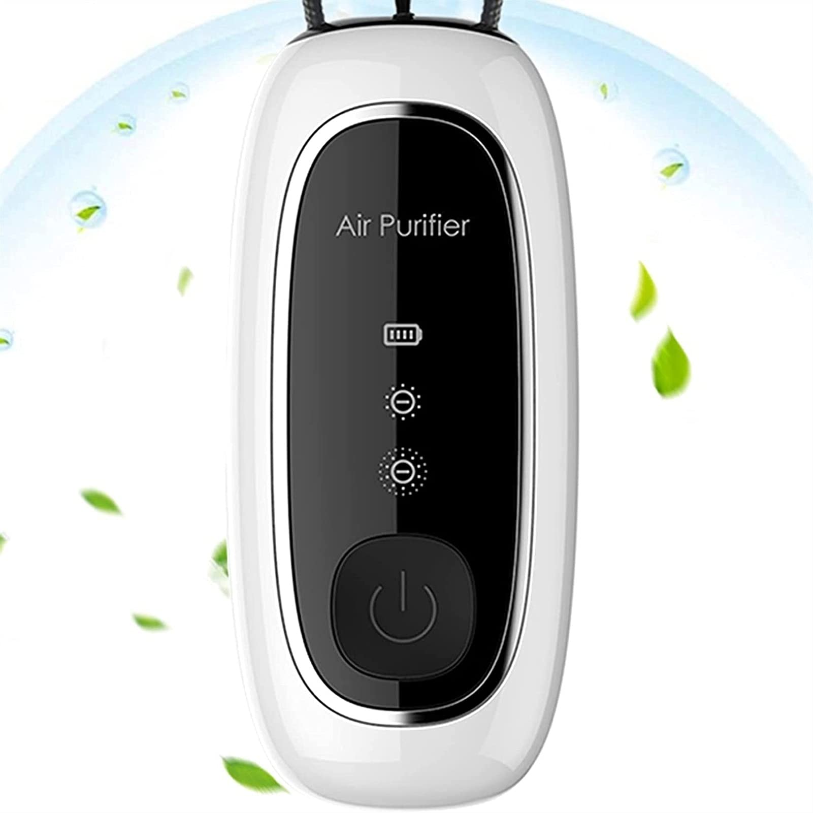 Purificateur personnel portable anti-pollen et poussière au cou blanc