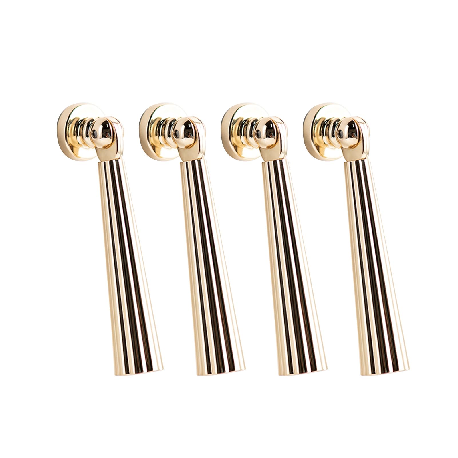 4 Pack Cabinet Knobs Single Hole Handle Zinc Alloy Drawer Pulls with Screw Wardrobe Knobs Drop Pendant Pull Handle Cupboard Knobs for Cabinets Door Furniture Drawer Closets (B)