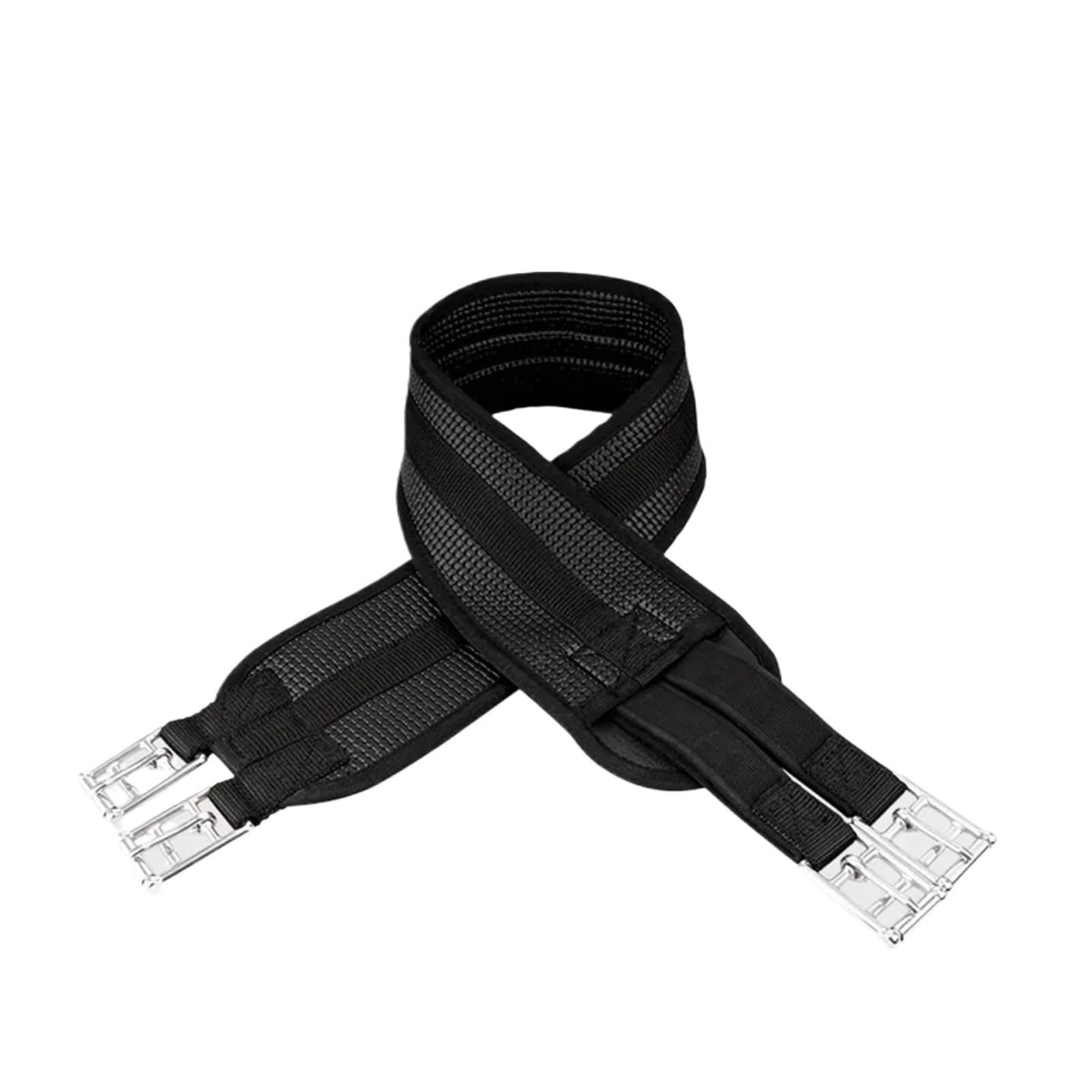 Halfter Für Pferde Reitgurt Reitausrüstung Pferdebauchgürtel passend for Pferdesattel(Black 100centimeters)
