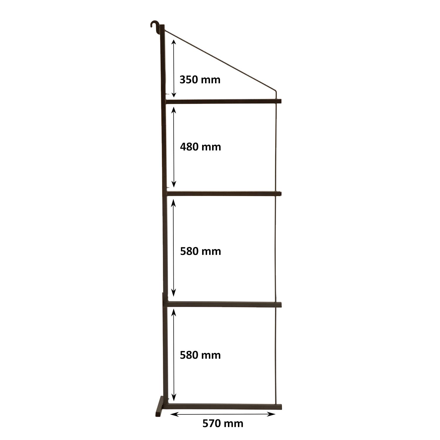 Quickfit Container Accessories 4Tier Shipping Container Shelf