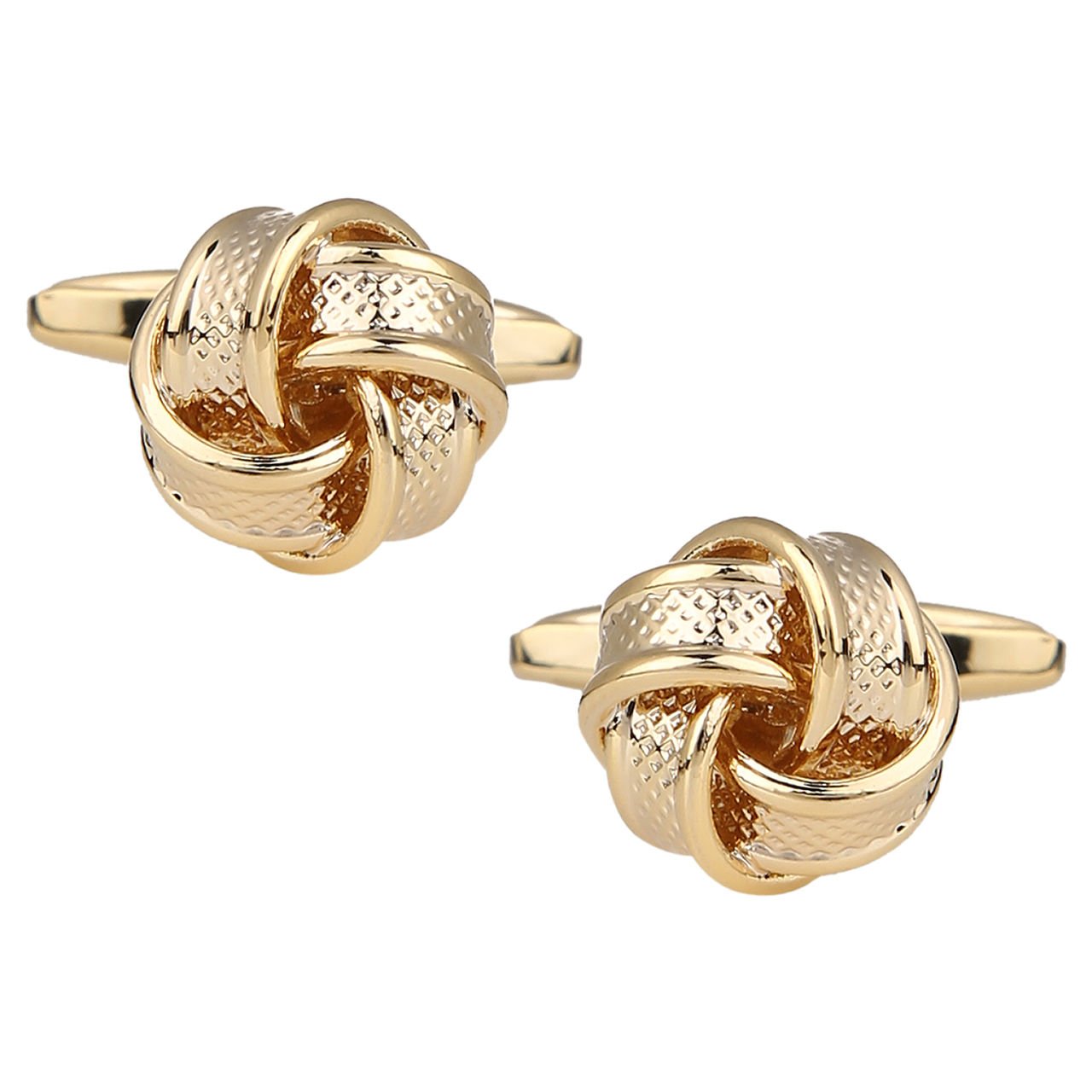 KNOT DESIGN CUFFLINKS FOR MEN IN A GIFT BOX