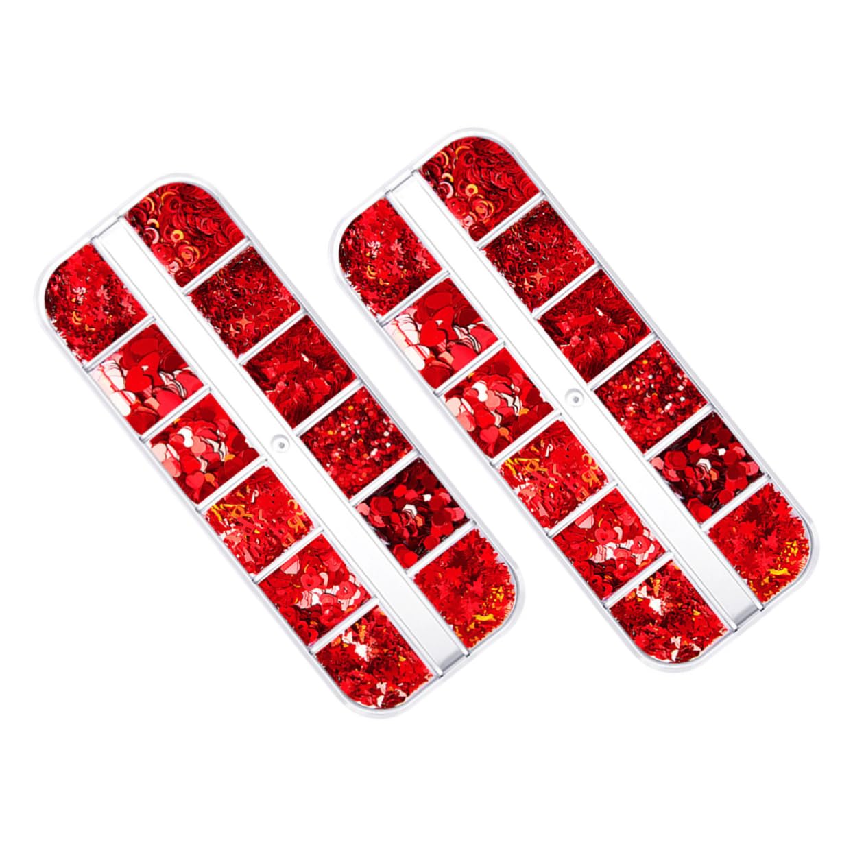 BESTYASH Heart Shaped Nail Glitter Sequins Nail Art Decorations for Manicure Sparkling Glitter Nail Sequins for Creative Nail Designs