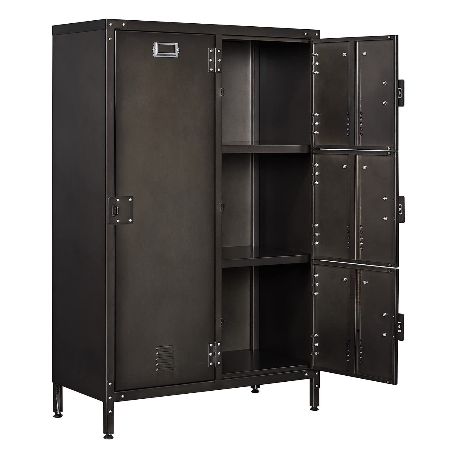Buy BYNSOE Metal Locker Storage 55.11” Employees Locker