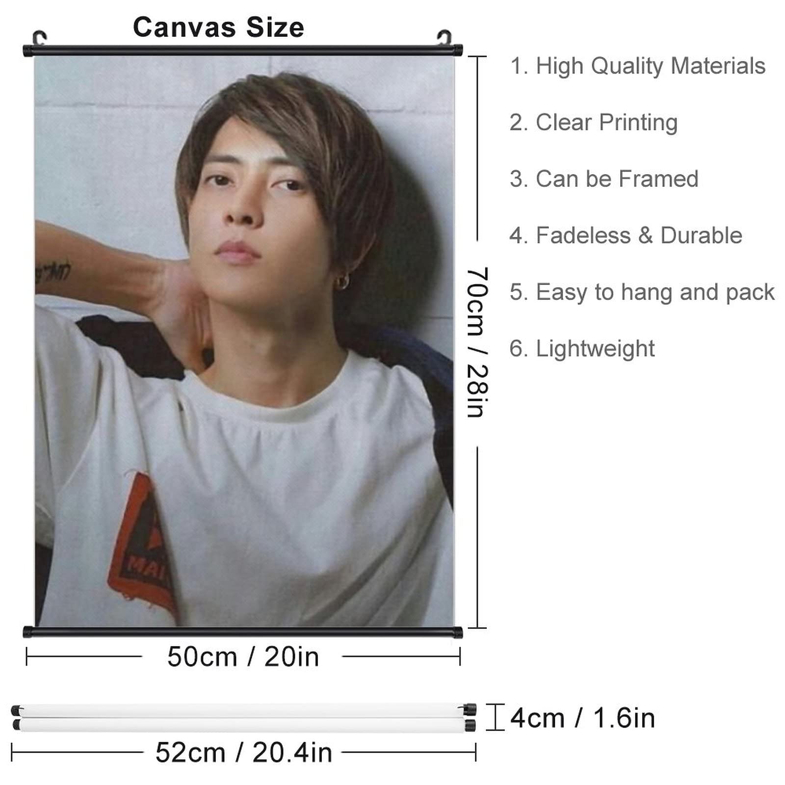 Amazon.co.jp: 山下智久 ぶら下げ写真 ポスター ホームデコレーション