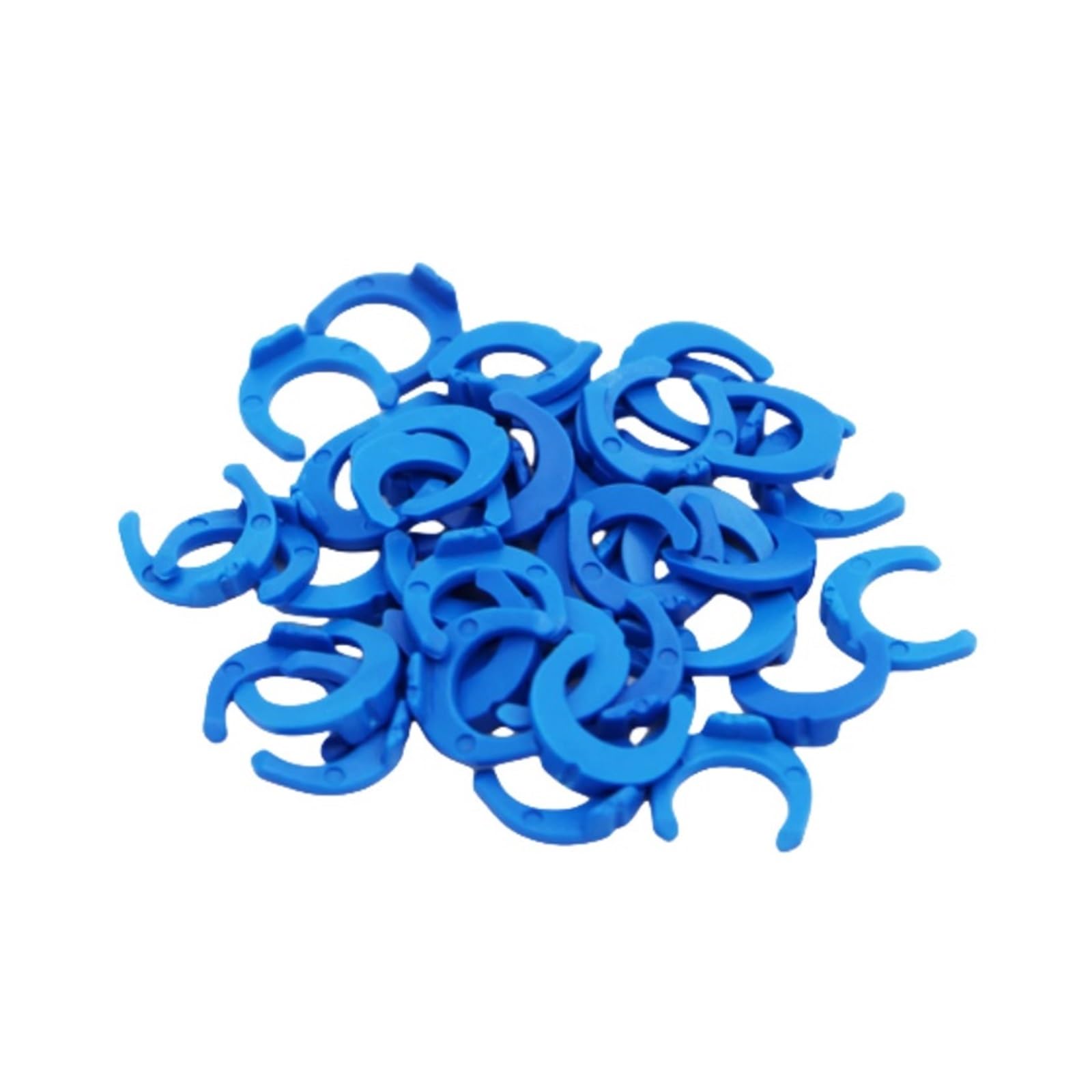 Yakufast Blue Clip 1I4-50Pcs 5Pcs 1/4" 3/8" Push Fitting Type Y Quick Connection Ro Water Purifier Connector Aquarium Water Filter Reverse Osmosis System(Blue Clip 1I4-50Pcs)