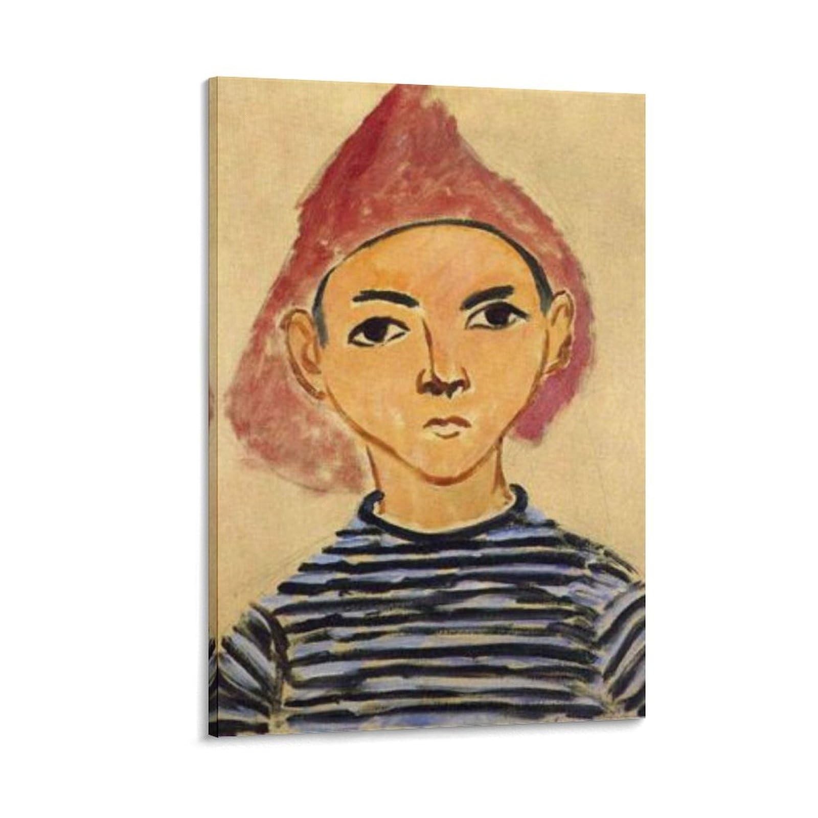 SXDMOUBK Henri Matisse Portrait of Pierre Print - Famous Painting Poster Canvas Wall Art Scroll Picture Living Room 20x30inch(50x75cm)