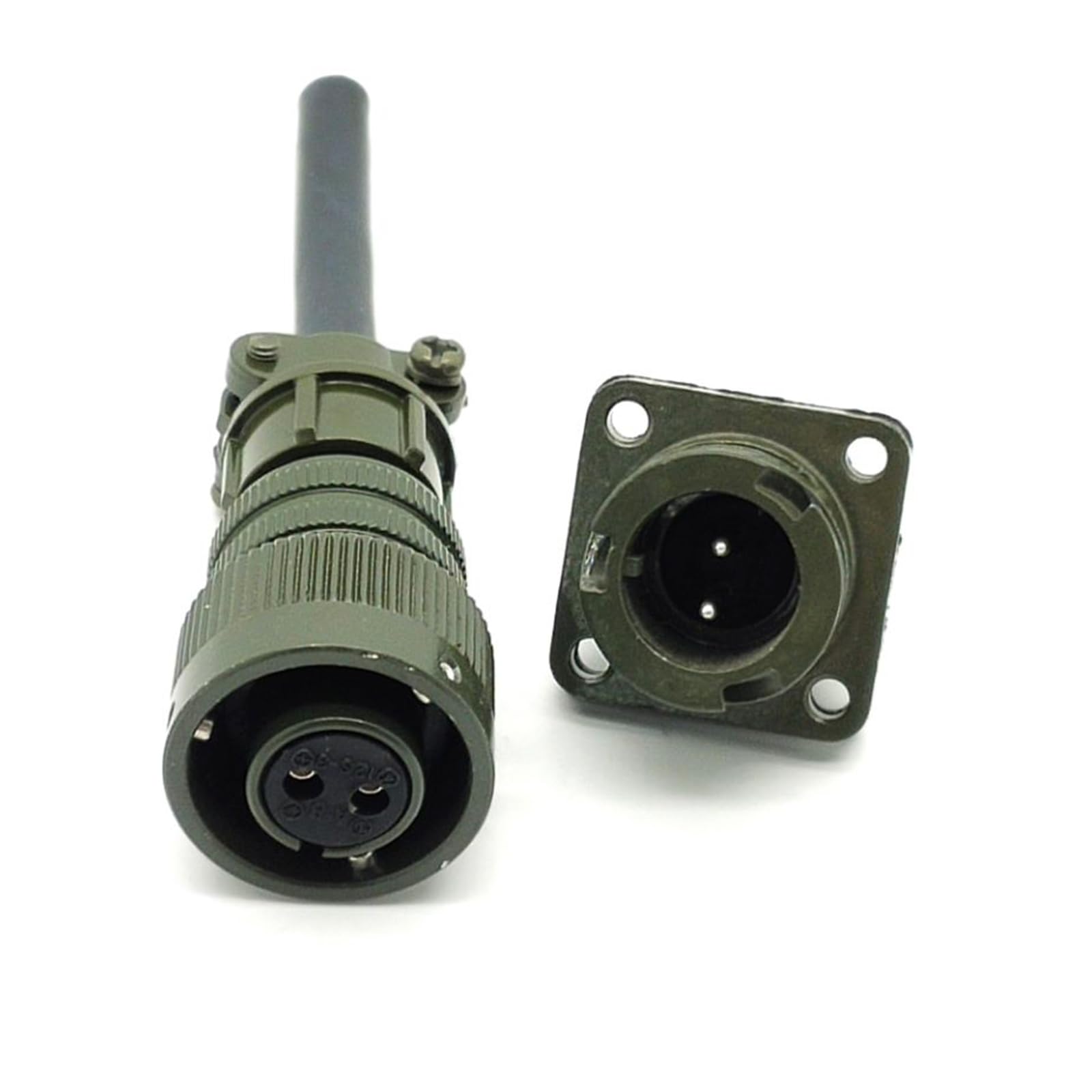 GXMRHWY Bayonet Series 3106A12S-3 3102A12S-3 Male and Female 2 Pin Connector