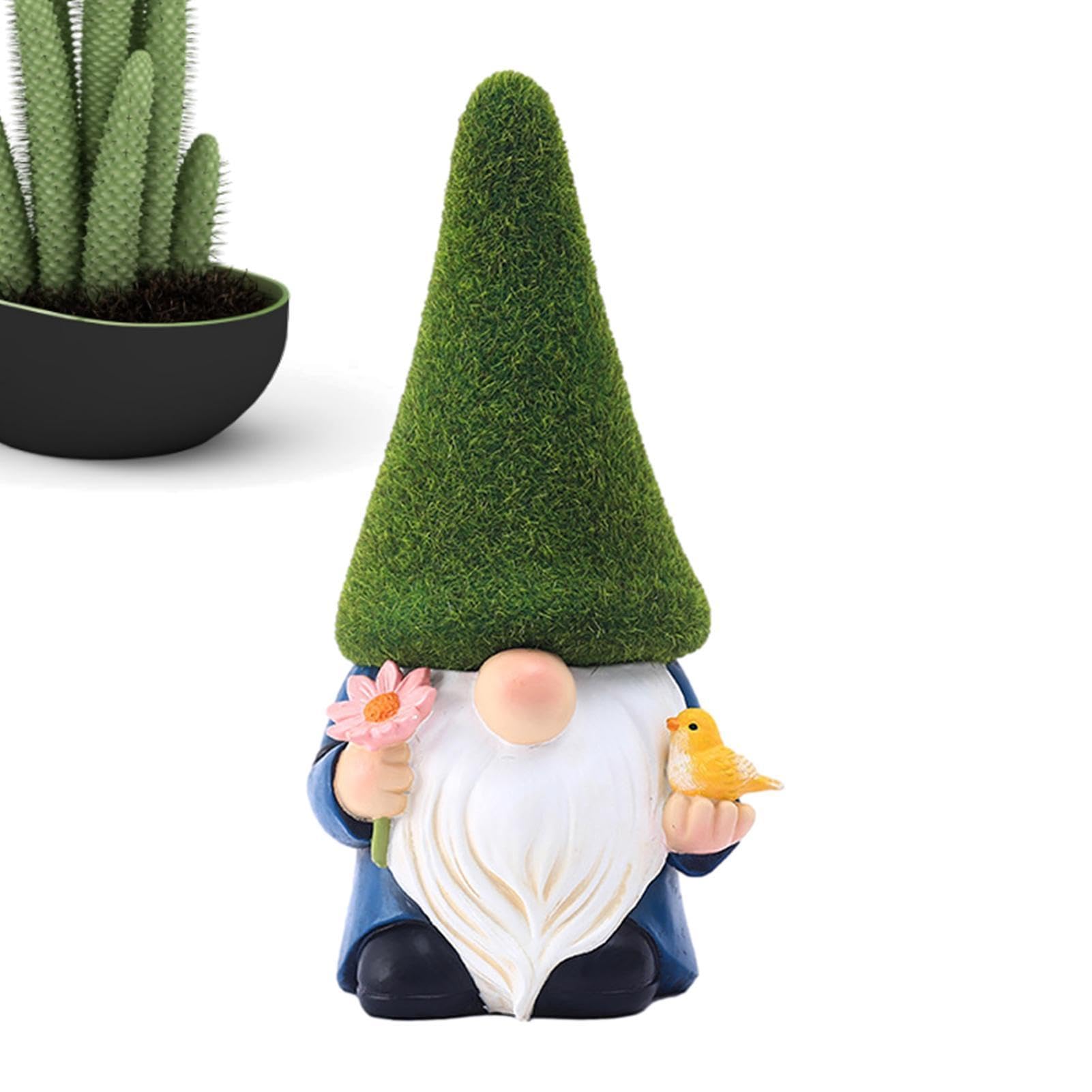 Generisch Divertenti nani da giardino, scultura in resina dei cartoni animati | Ornamenti da giardino, statuetta realistica, decorazione per cortili, giardini, verande, terrazze, prati